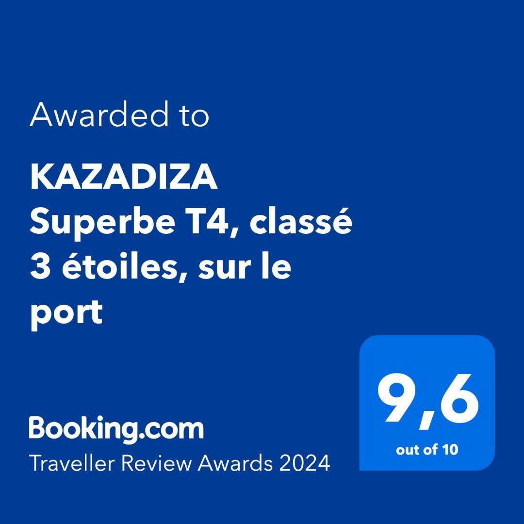 Kazadiza Superbe T4, Classe 3 Etoiles, Sur Le Port Пор-Вандр Экстерьер фото