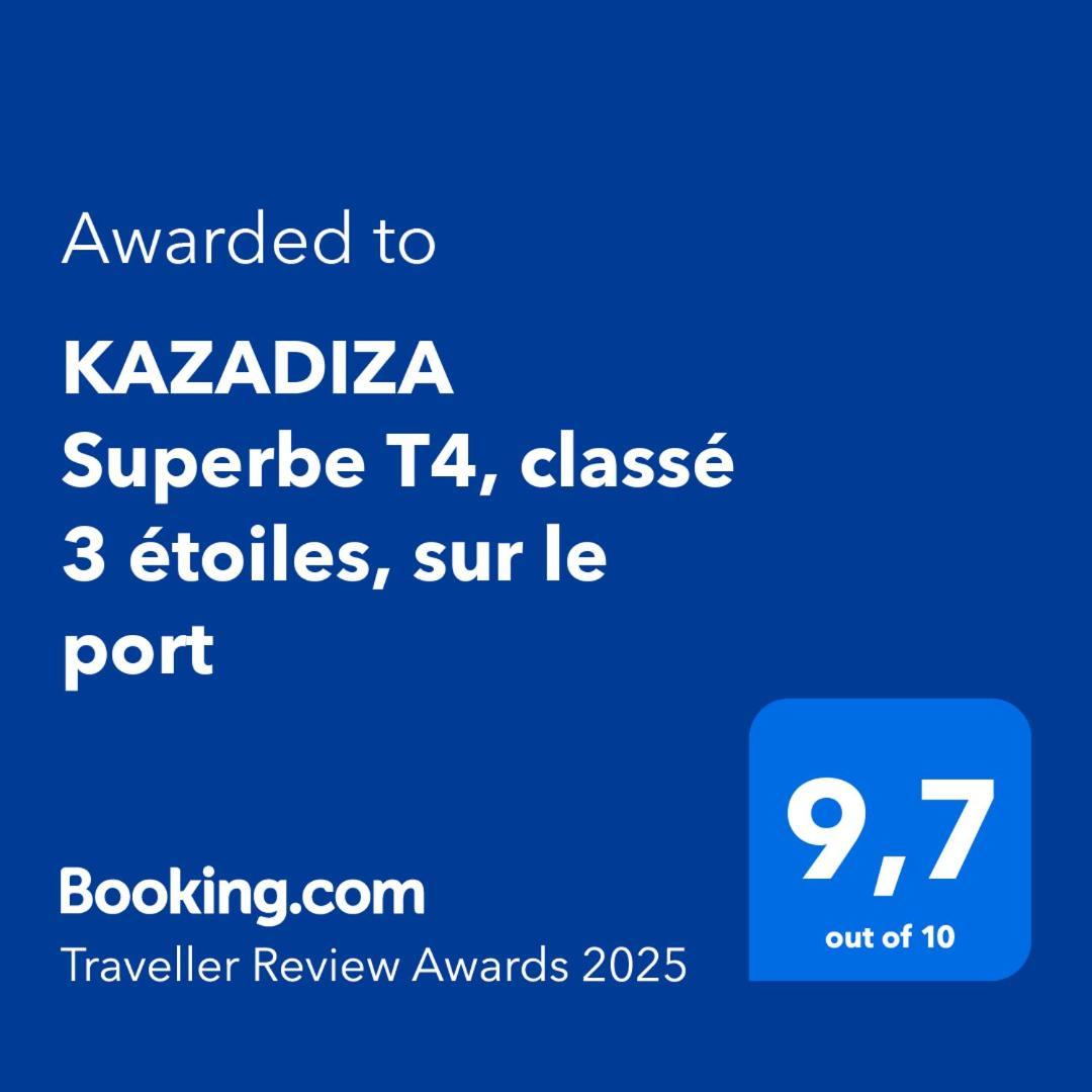 Kazadiza Superbe T4, Classe 3 Etoiles, Sur Le Port Пор-Вандр Экстерьер фото